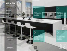 Tablet Screenshot of hanak.lt